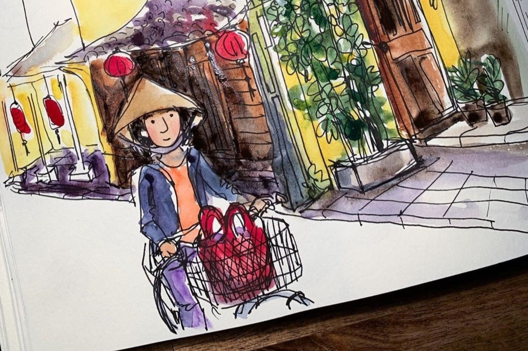 Hoi An qua net ve ky hoa cua du khach Tay hinh anh