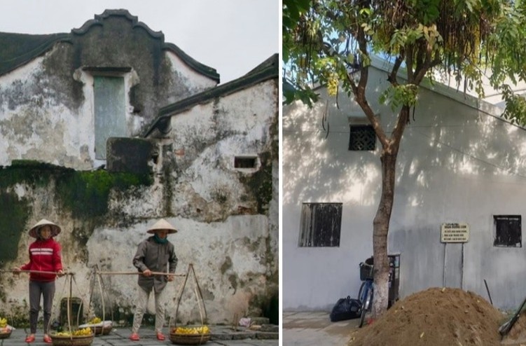 Buc tuong bieu tuong o Hoi An bien mat hinh anh