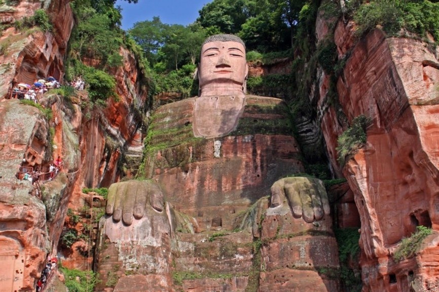 Tuong Phat nghin nam tuoi cao nhat the gioi hinh anh