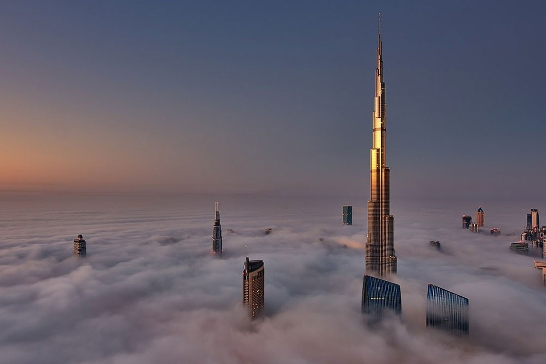 Toa nha cao nhat the gioi nhin tu flycam hinh anh