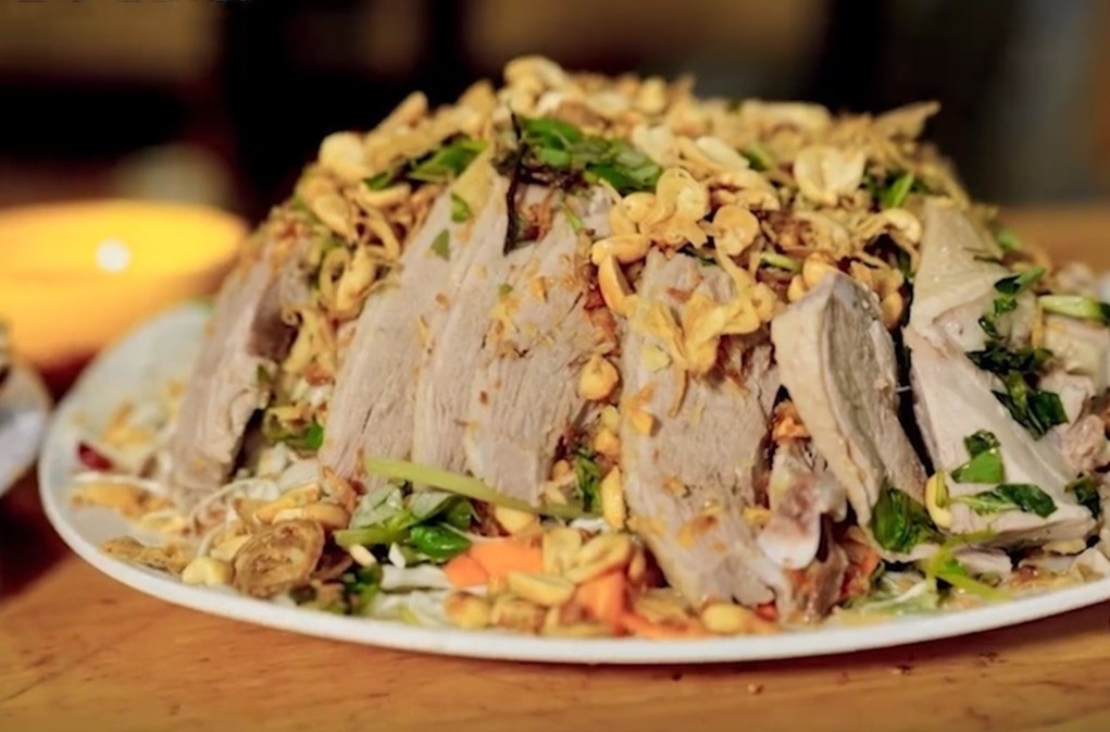 Mon goi vit bap cai noi tieng Sai thanh hinh anh