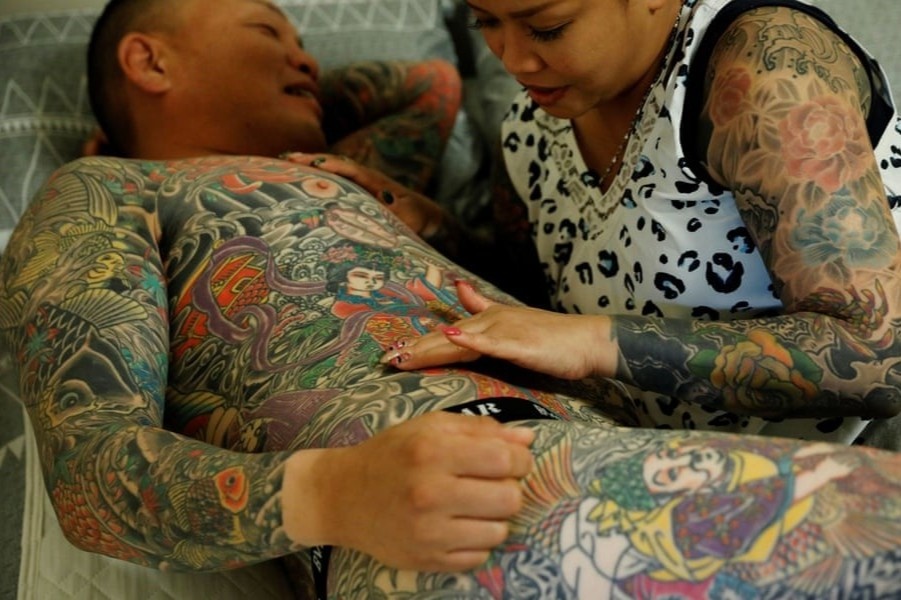 Nhung nguoi Nhat Ban di nguoc suy nghi ky thi hinh xam hinh anh