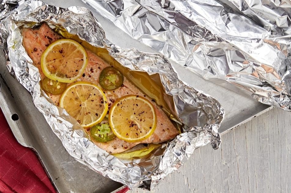 Ca nuong nong hoi cho bua toi Noel hinh anh