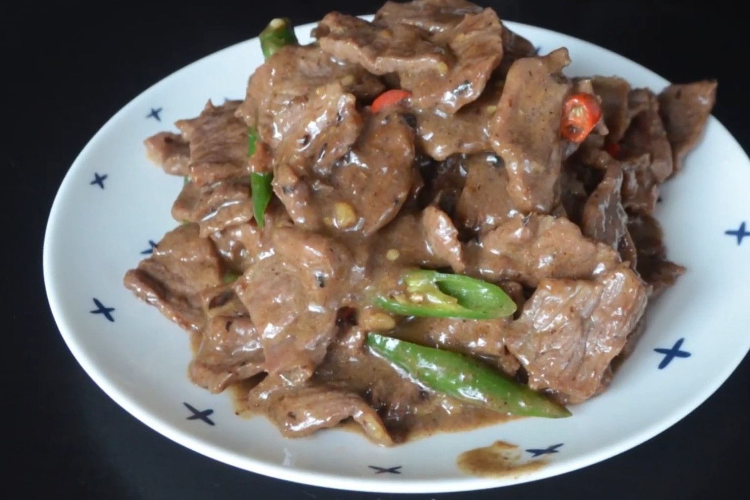 Bo xao cay doi vi bua toi hinh anh