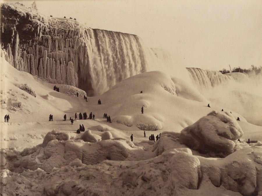 thác niagara đóng băng ảnh 7 thac niagara dong bang anh 7