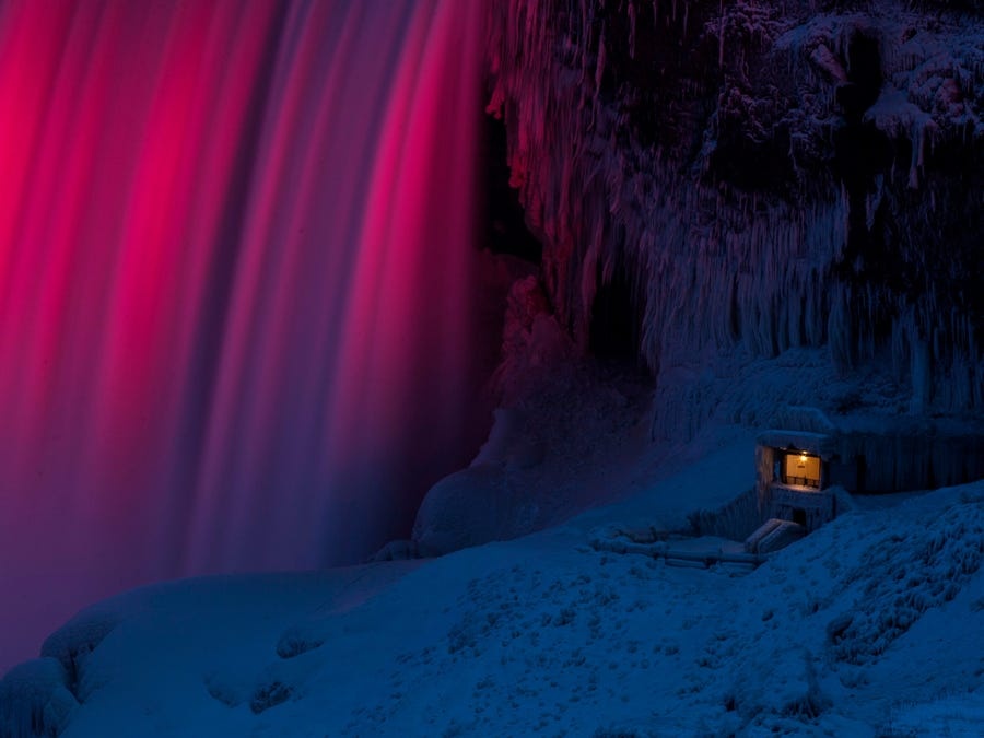 thác niagara đóng băng ảnh 13 thac niagara dong bang anh 13