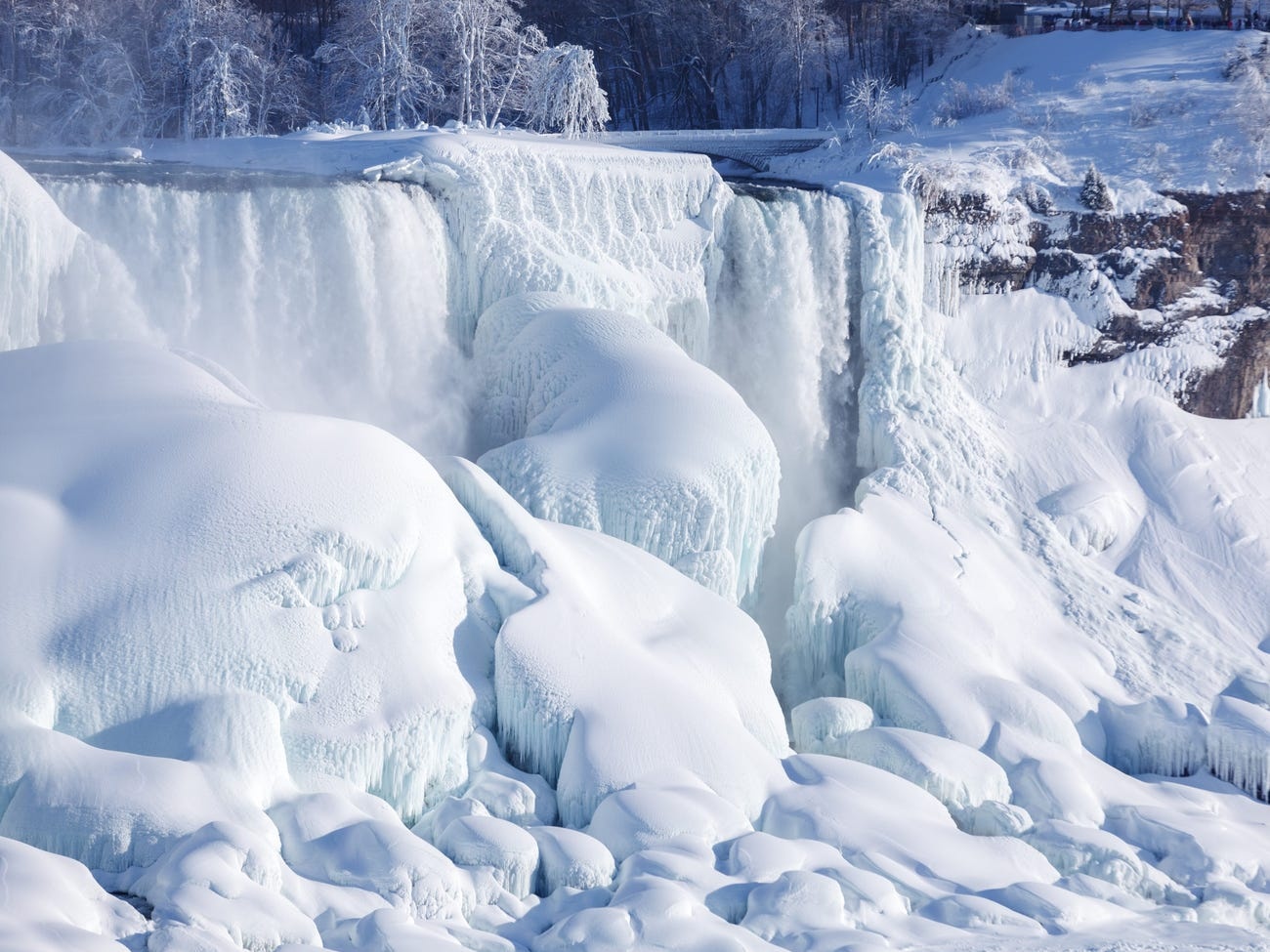 thác niagara đóng băng ảnh 1 thac niagara dong bang anh 1