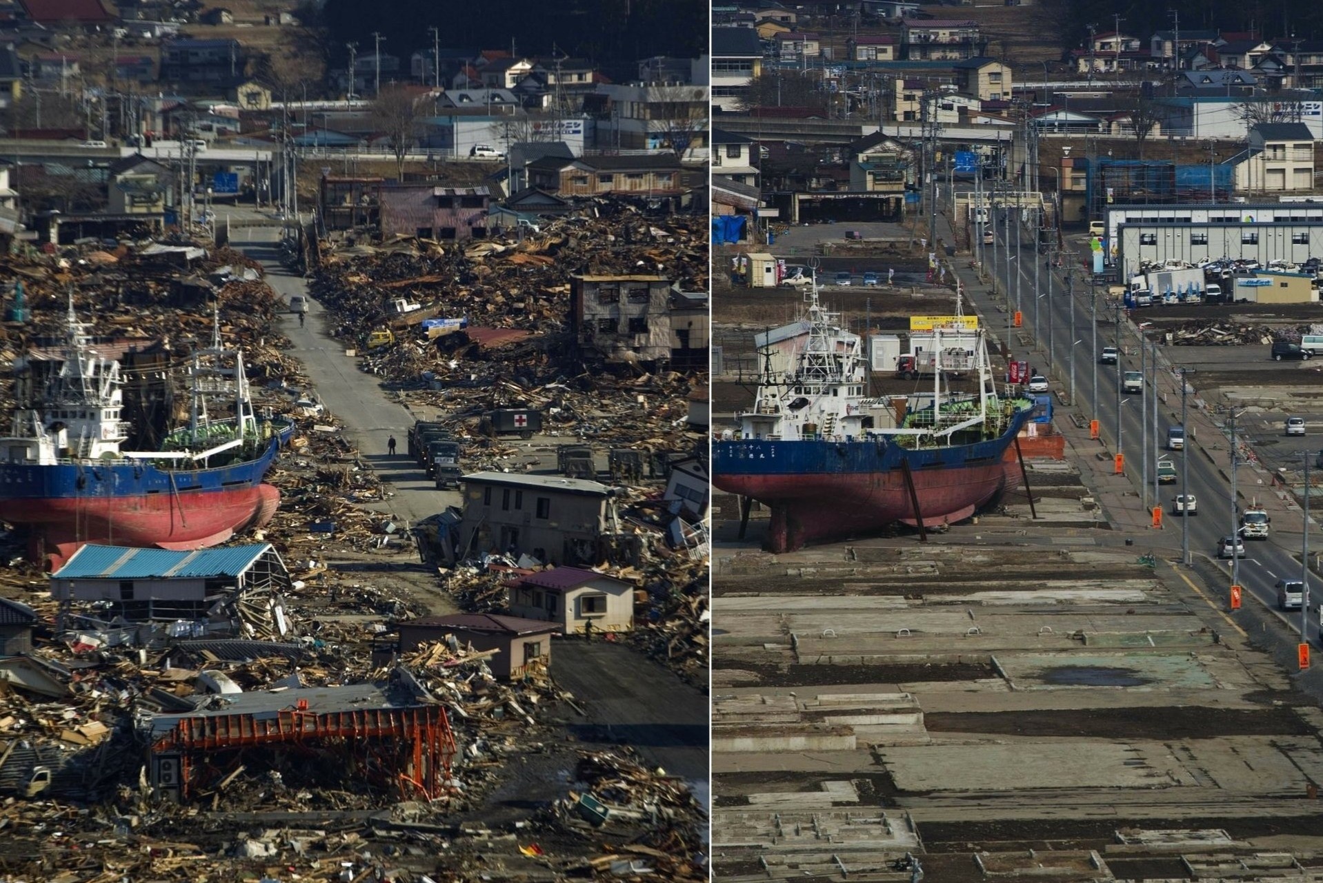 Canh doi lap sau 10 nam tu tran song than lich su o Nhat Ban hinh anh