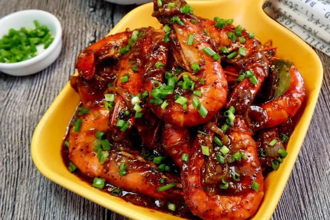 Tom rang tieu den la mieng hinh anh