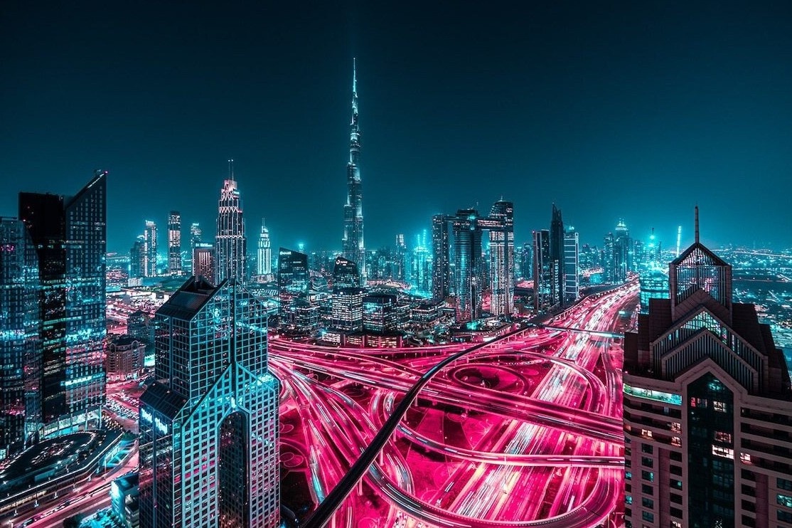 Xu nha giau Dubai khac la trong bo anh phoi sang hinh anh