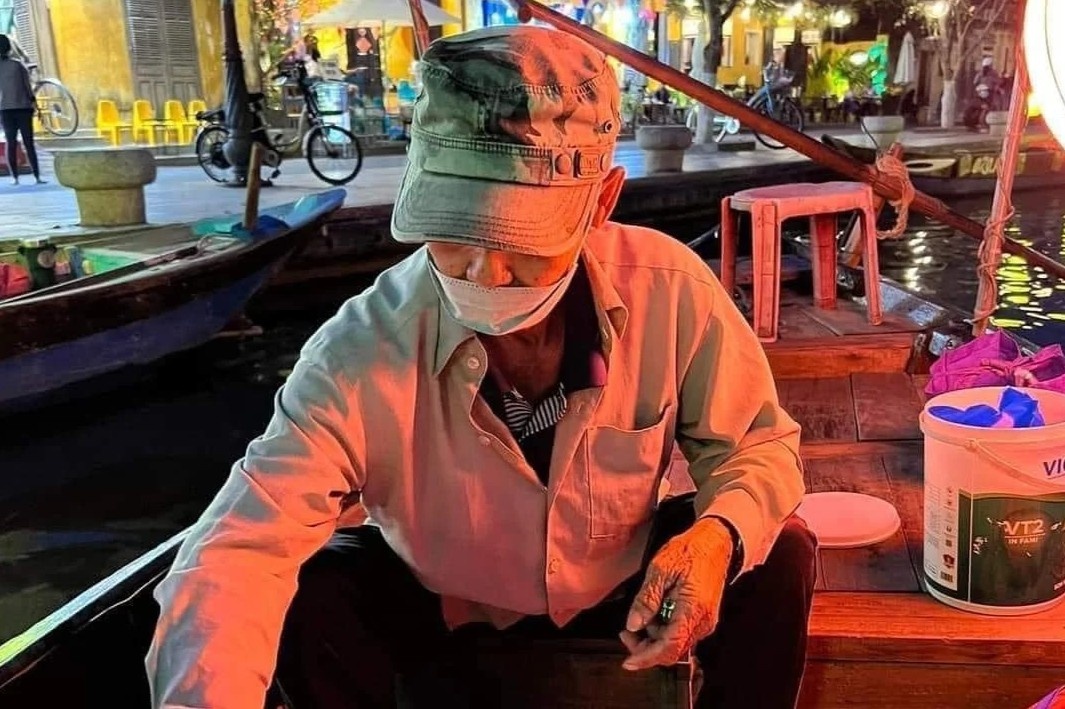 Nhieu thong tin sai ve vu cu ong cheo thuyen o Hoi An hinh anh