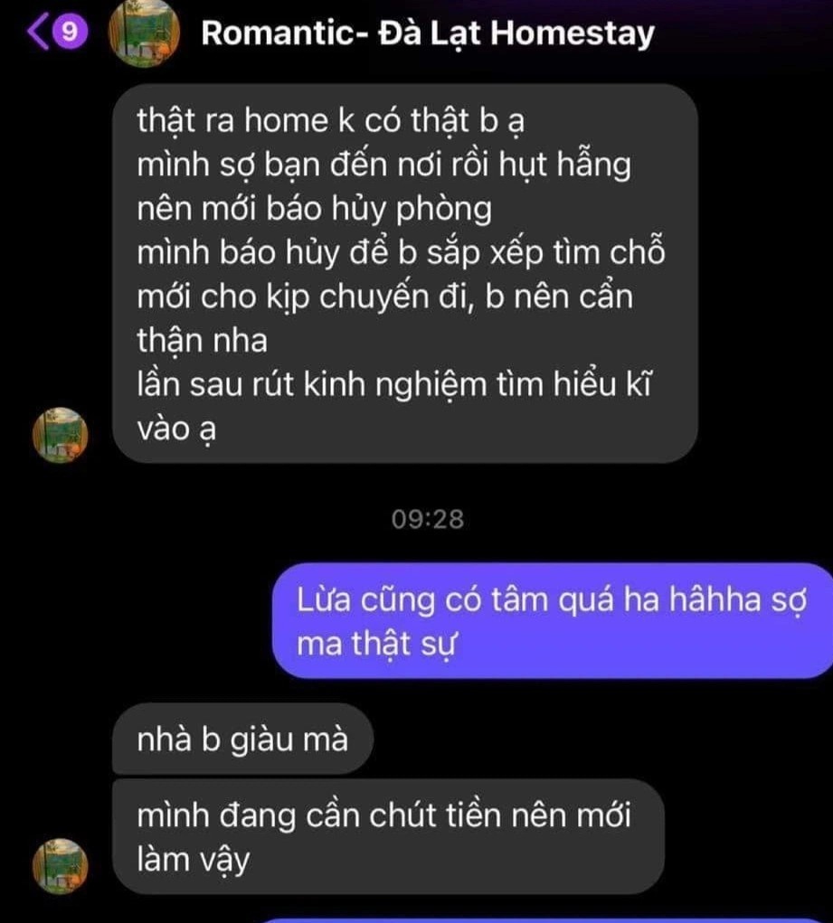 lừa đảo homestay đà lạt ảnh 1 lua dao homestay da lat anh 1