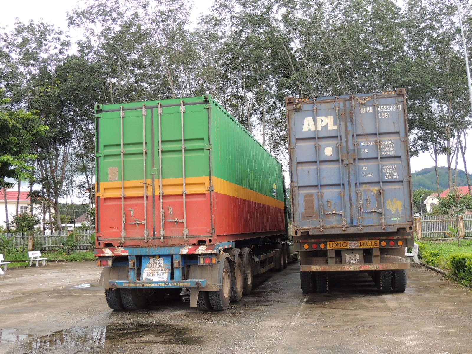 Vận chuyển gỗ trái phép ảnh 1 Van chuyen go trai phep anh 1