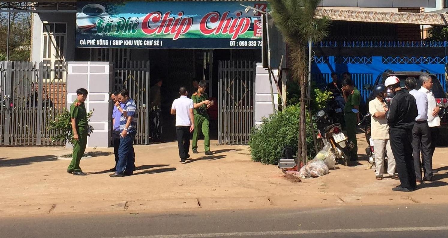 Vu no sung o Gia Lai anh 1