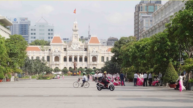 Phố đi bộ Nguyễn Huệ ảnh 1 Pho di bo Nguyen Hue anh 1