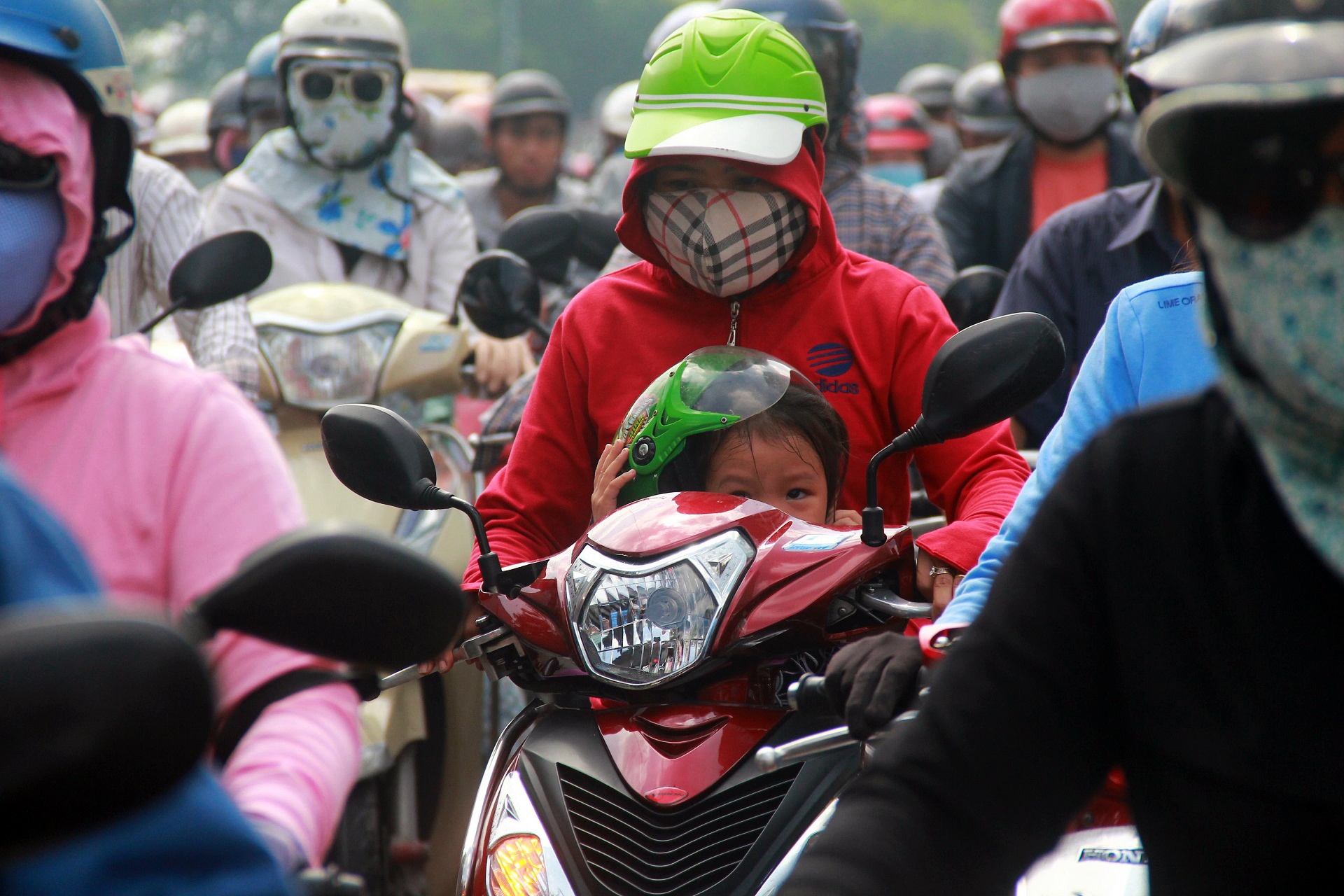 Ket xe o Sai Gon anh 5