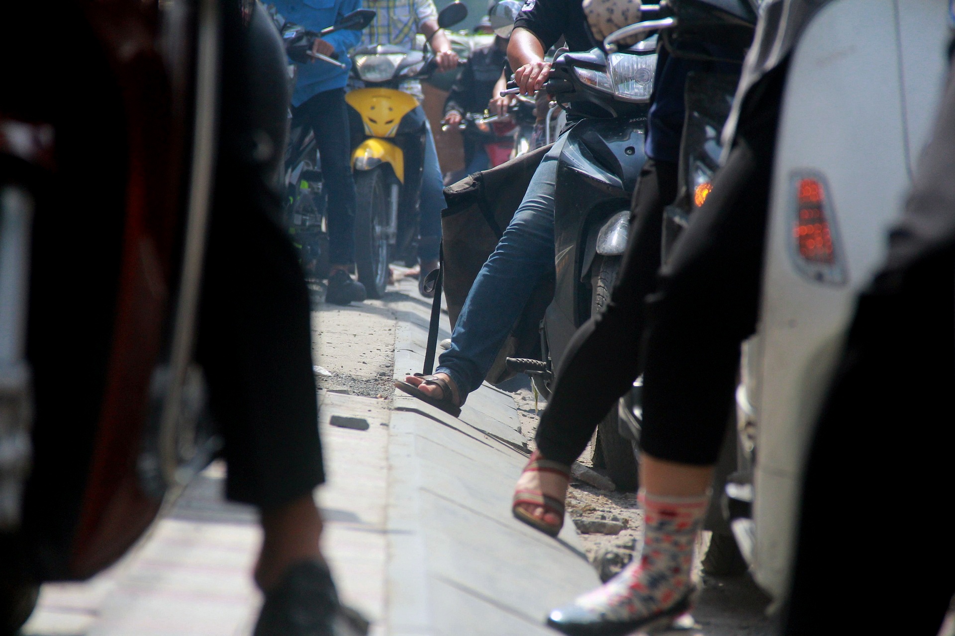 Ket xe o Sai Gon anh 6