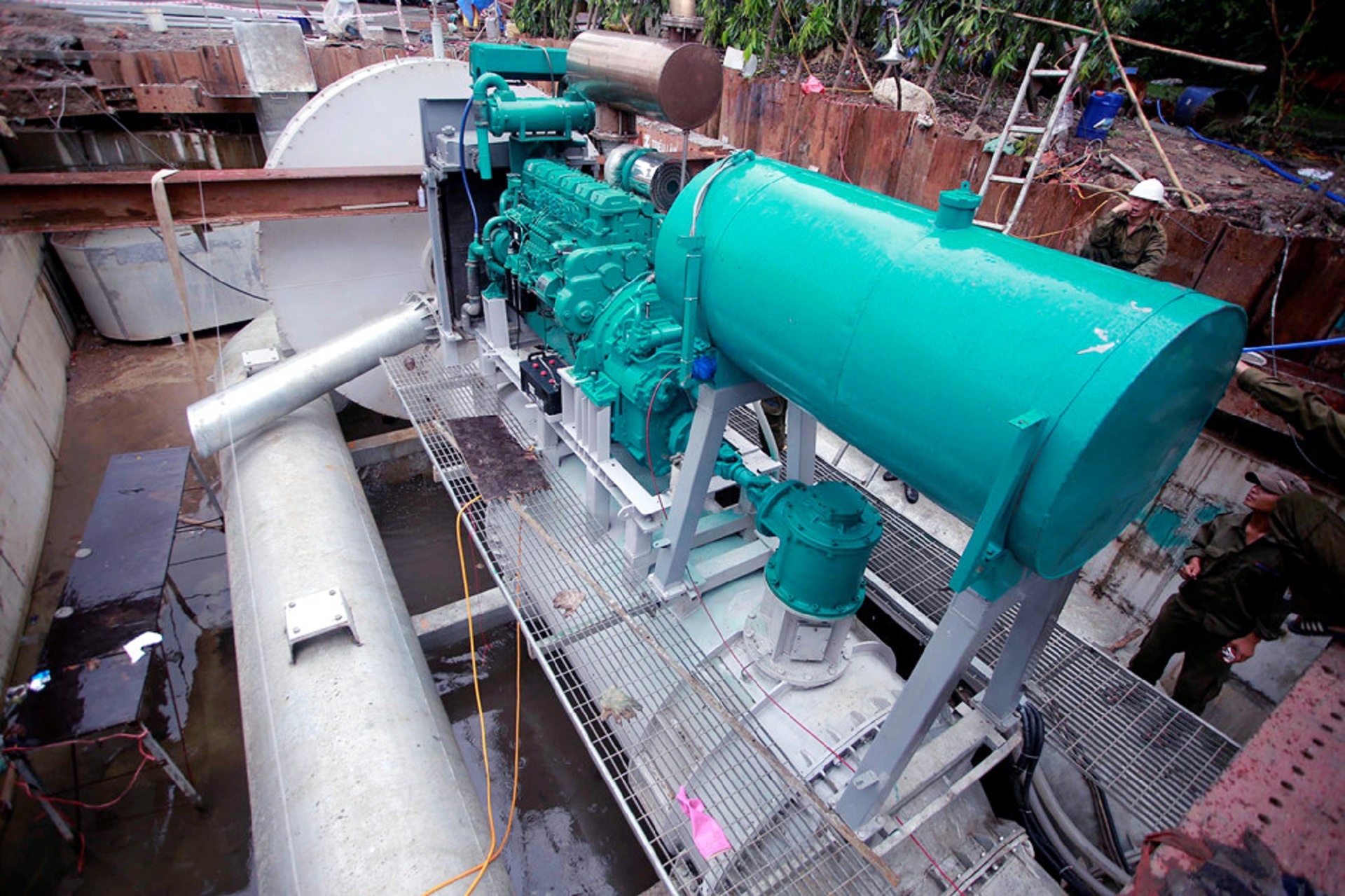 Siêu máy bơm chống ngập ảnh 1 Sieu may bom chong ngap anh 1