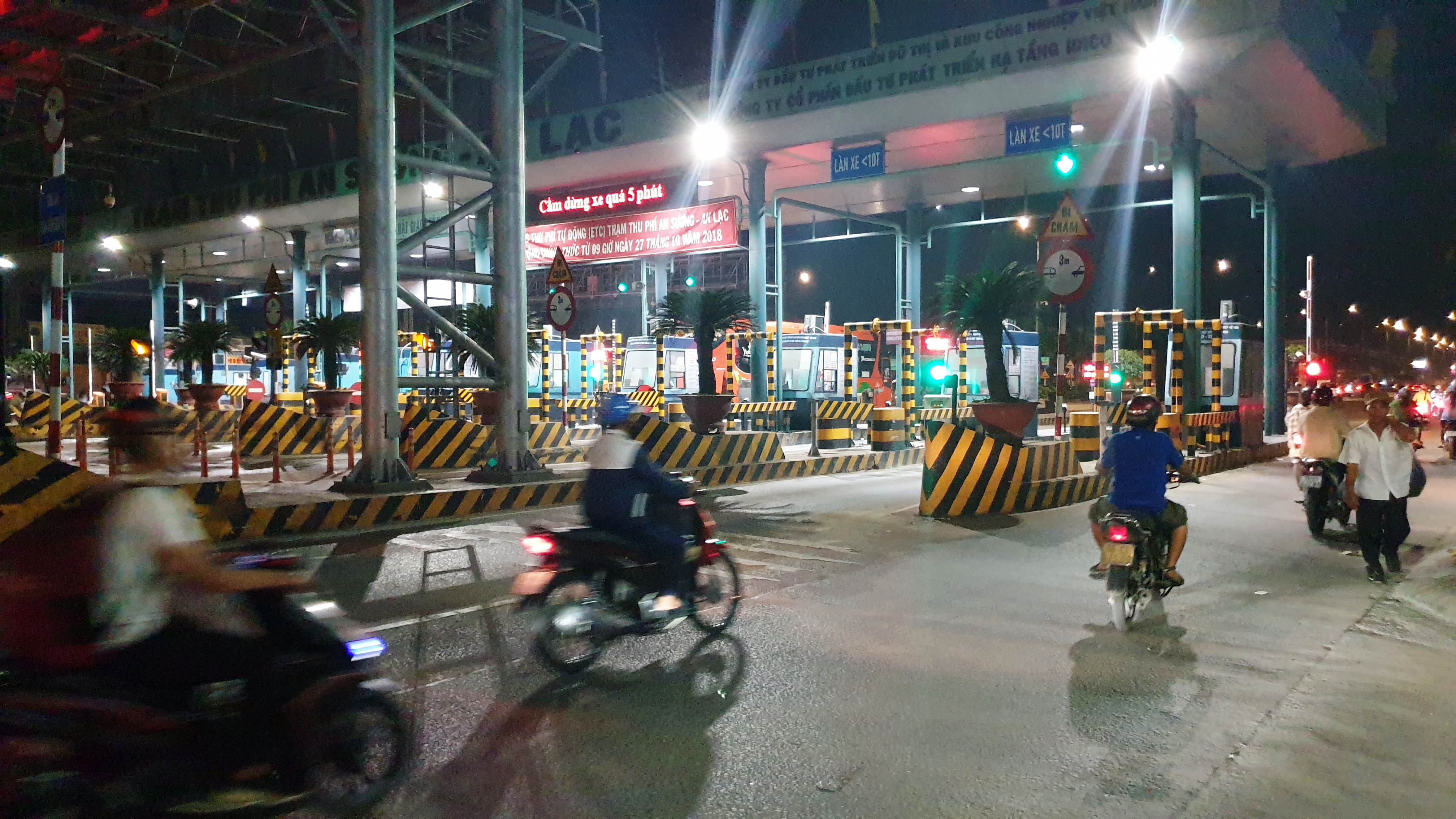 BOT An Suong - An Lac xa tram vi tai xe phan doi thu phi hinh anh