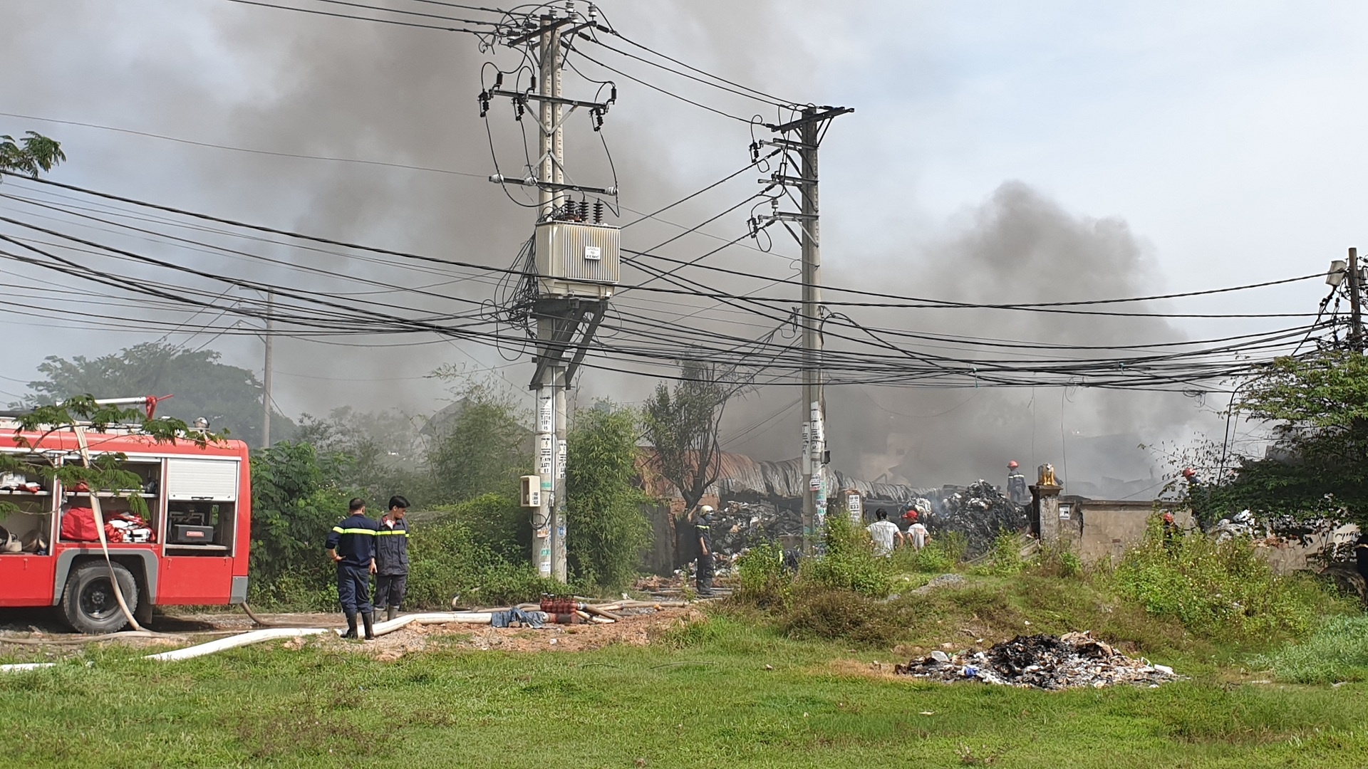 Cháy xưởng đồ nhựa ảnh 1 Chay xuong do nhua anh 1