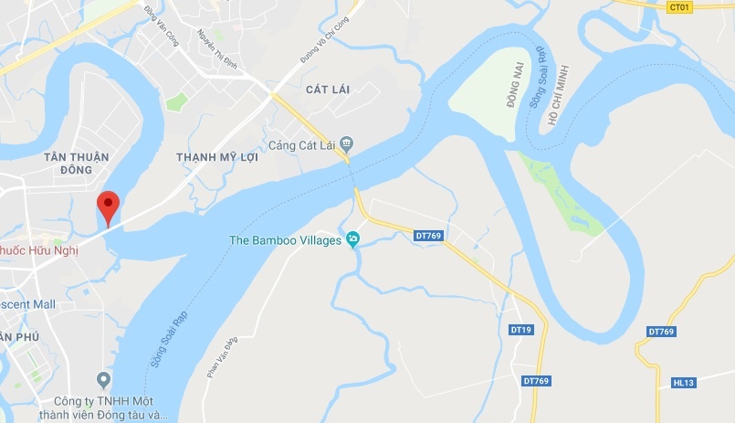 Tai nạn liên hoàn trên cầu Phú Mỹ ảnh 3 Tai nan lien hoan tren cau Phu My anh 3