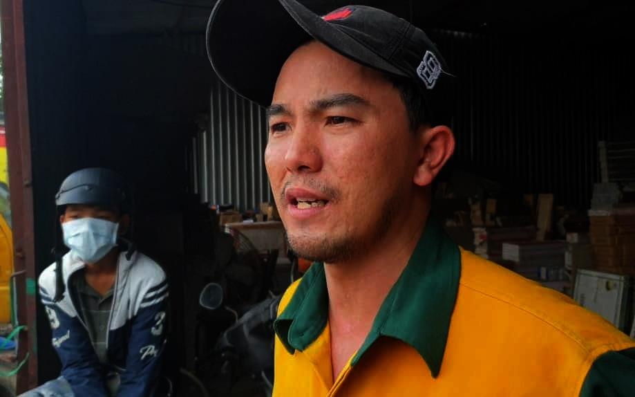 Nhan chung ke luc chay nha xuong trong bai xe o Sai Gon hinh anh