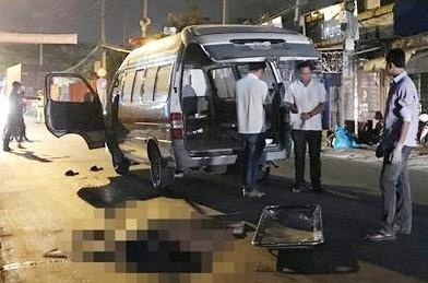 Xe container bo chay sau khi can chet be gai 6 tuoi o Sai Gon hinh anh