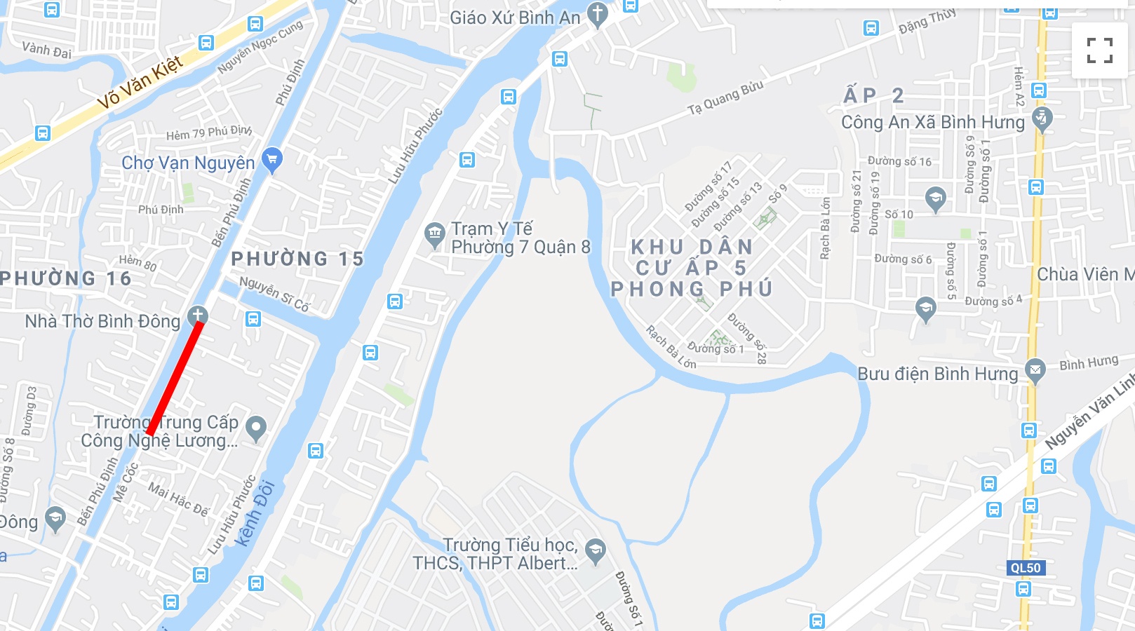 Vỡ bờ bao ở quận 8 ảnh 3 Vo bo bao o quan 8 anh 3