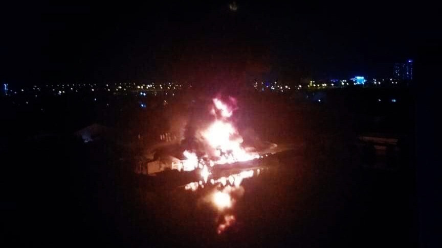 Cháy nhà xưởng ảnh 1 Chay nha xuong anh 1