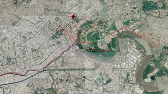 cấm đường trung tâm TP.HCM ảnh 1 cam duong trung tam TP.HCM anh 1