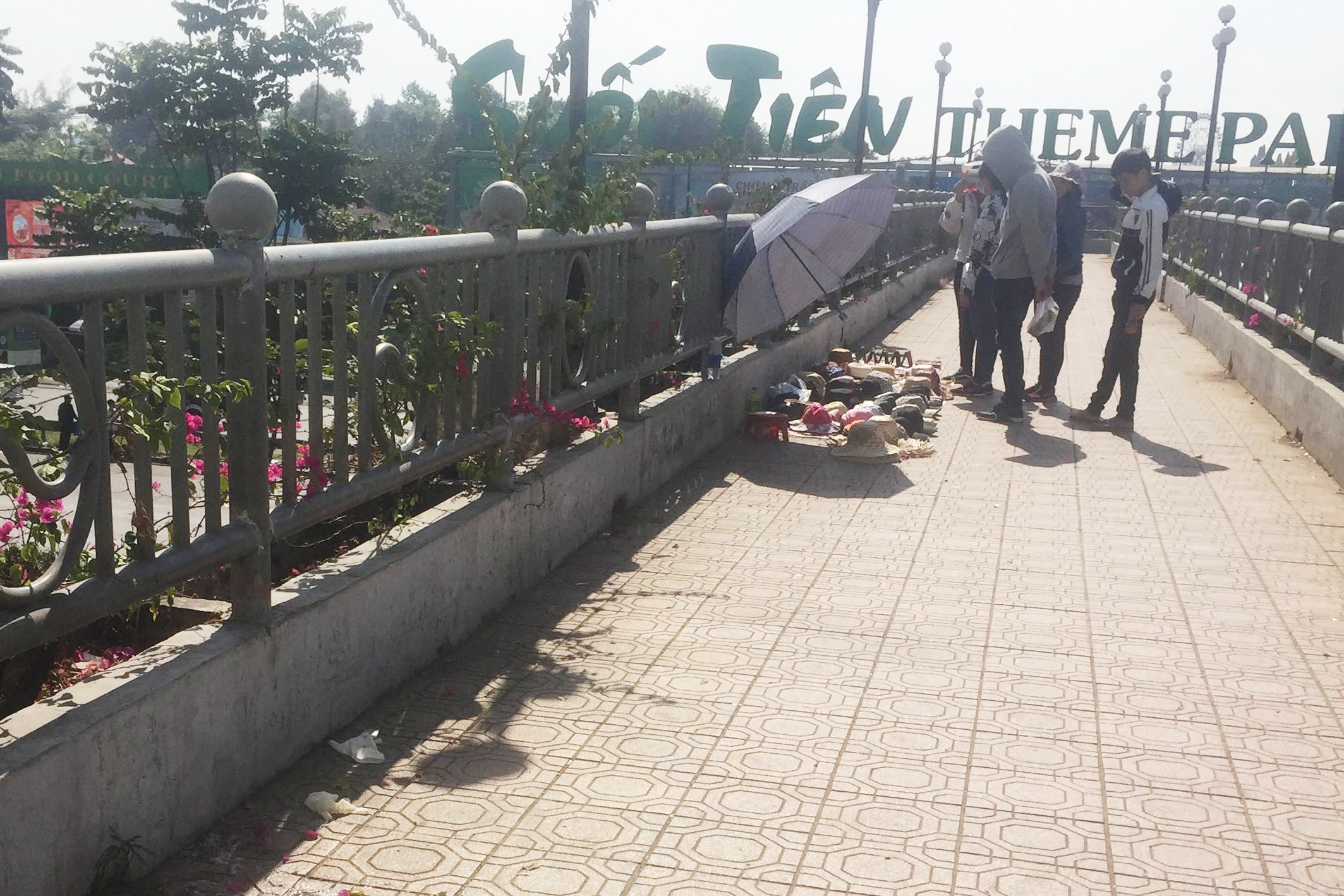 Nu sinh tu vong tren cau vuot bo hanh Suoi Tien hinh anh