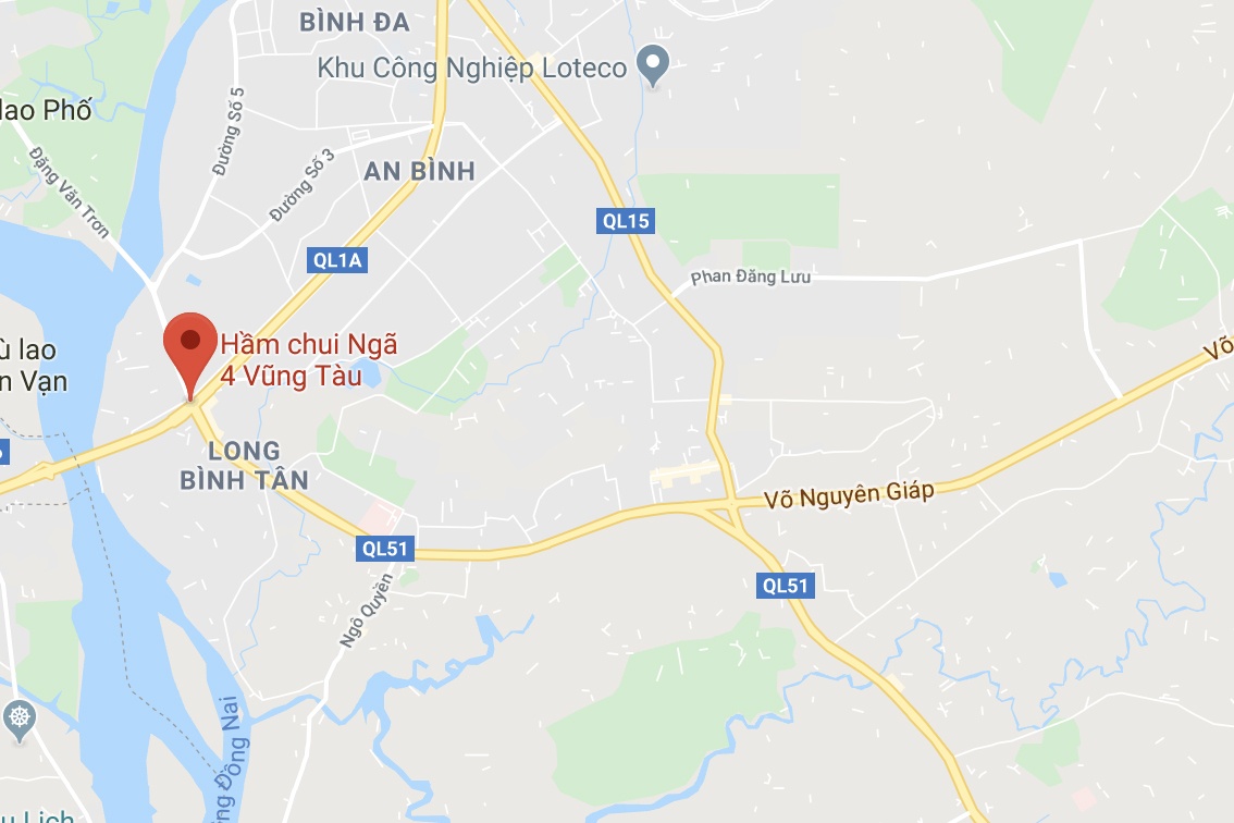 tai nan trong ham chui,  container bi lat,  ham chui nga tu vung tau,  tai nan giao thong,  TP Bien Hoa,  Dong Nai anh 2