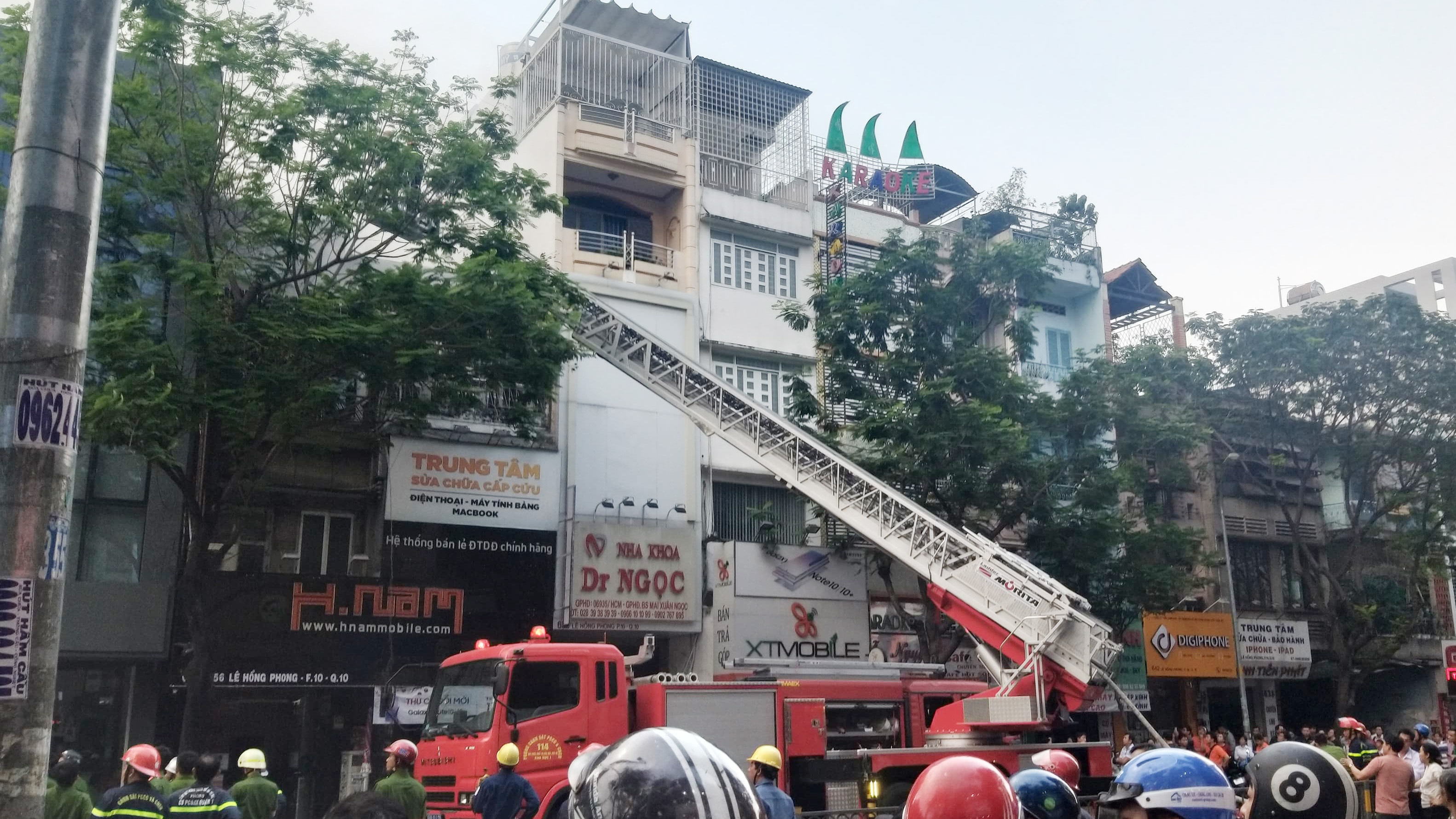 Chay nha duong Le Hong Phong anh 1