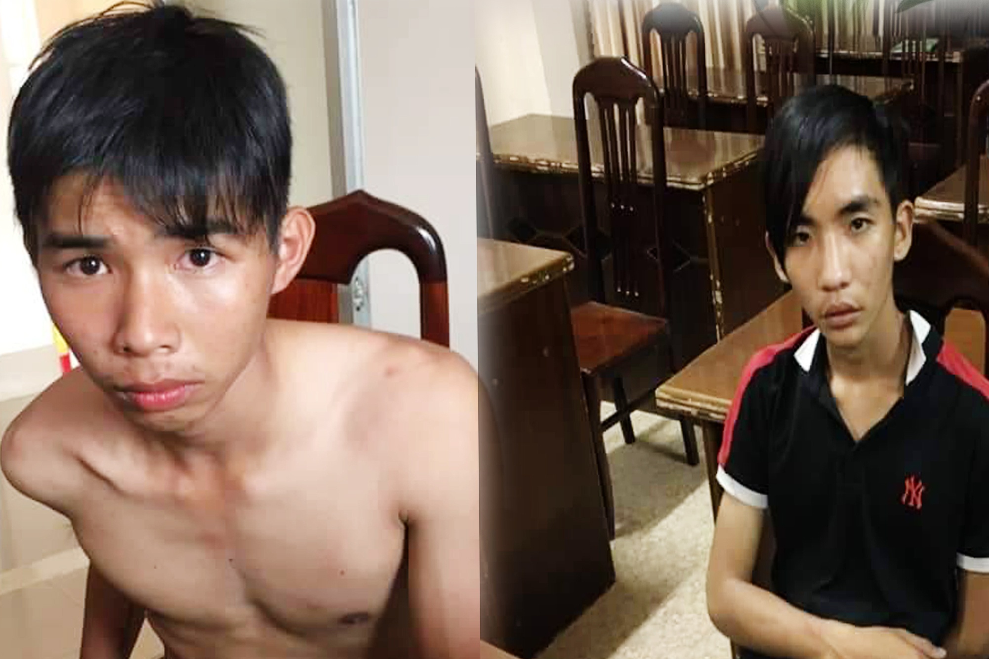 Dang bi truy na van di trom xe may hinh anh