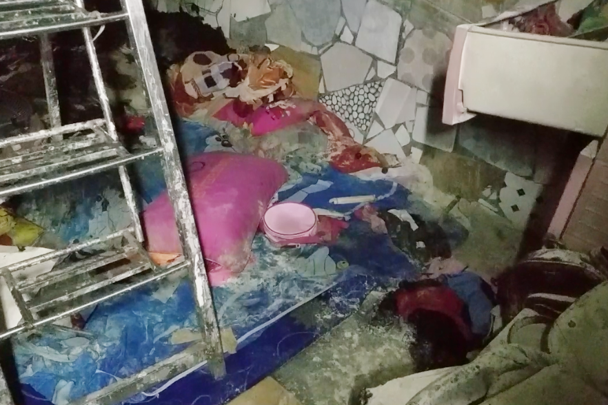 chay nha tro o Binh Tan anh 1