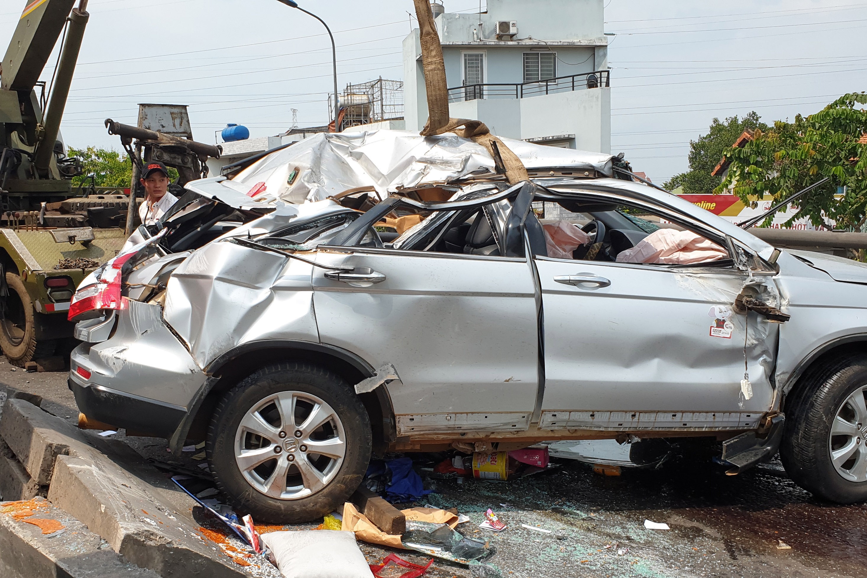 tai nan tren cau vuot Tan Thoi Hiep anh 1