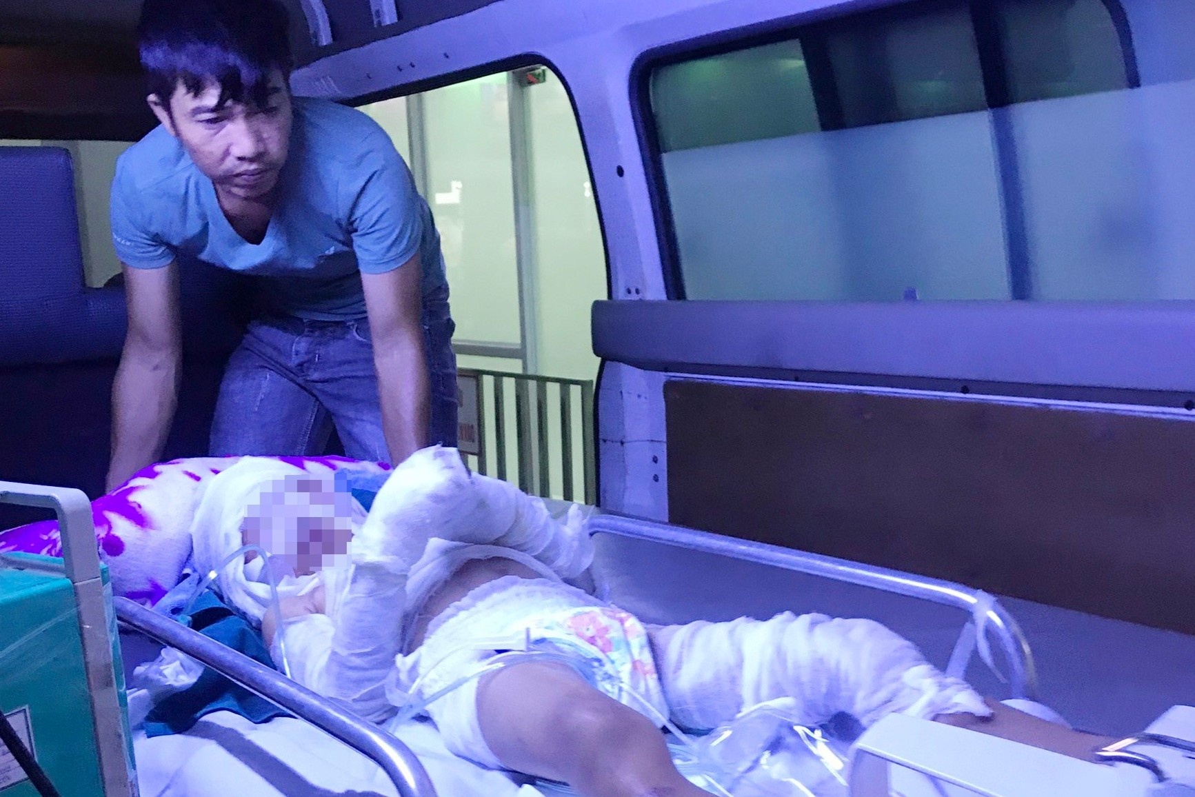 Nguoi than noi ve vu di tuoi xang dot chau o Vung Tau hinh anh