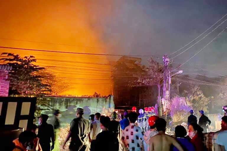 chay nha o Dong Nai anh 1