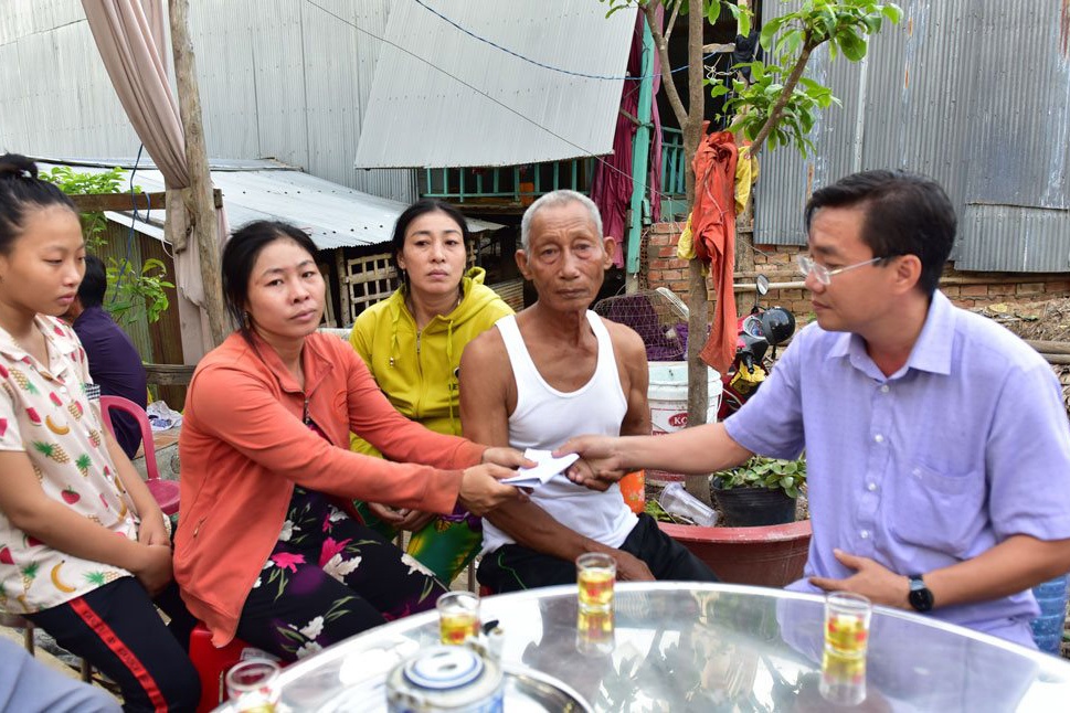 duoi nuoc o Long An anh 1