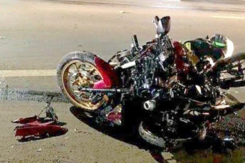 Honda CBR1000RR tong xe may o Dong Nai, 2 nguoi chet hinh anh