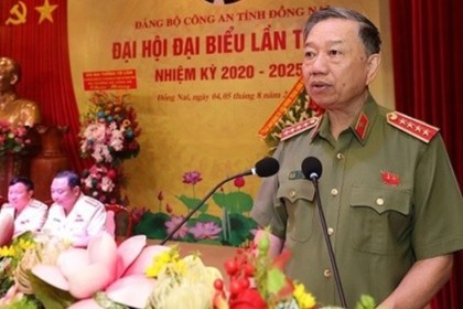 Bo truong Cong an du dai hoi Dang bo Cong an tinh Dong Nai hinh anh