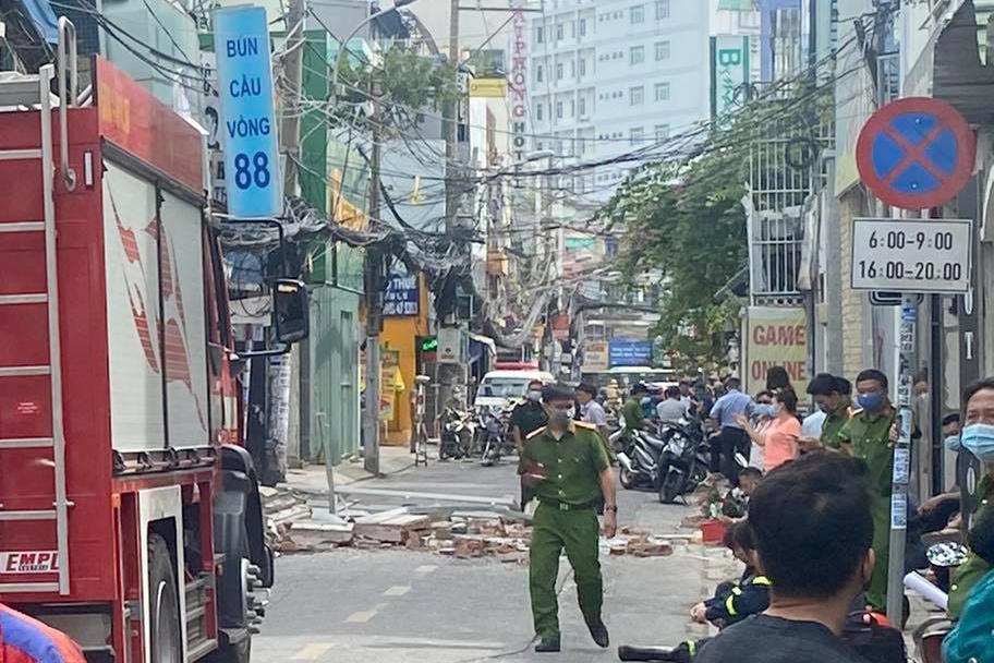 Hien truong vu no o TP.HCM hinh anh