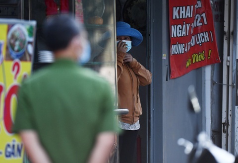 cach ly Cong an huyen Xuan Loc anh 1