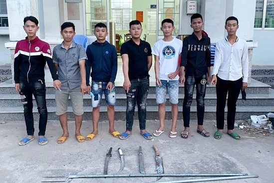 chém nhau ở Đức Hòa ảnh 1 chem nhau o Duc Hoa anh 1