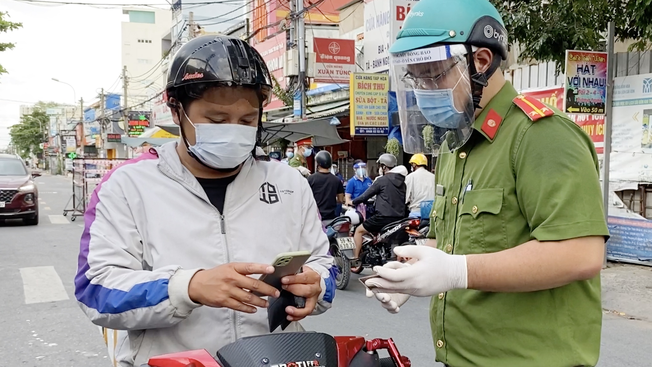 Dong Nai phat hon 100 nguoi vi pham Chi thi 16 hinh anh