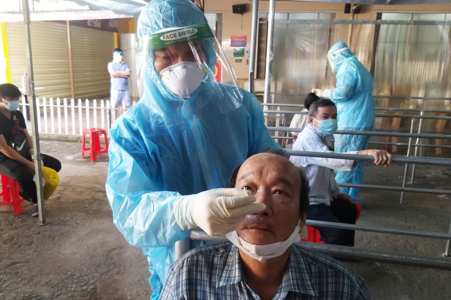 Do phong toa Benh vien Da khoa Long An hinh anh