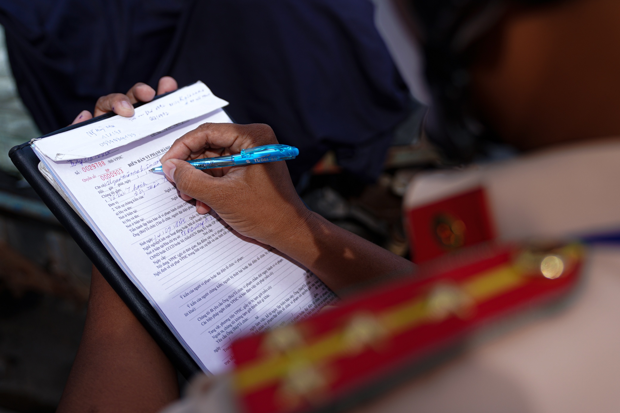 CSGT xu ly xe mu anh 3