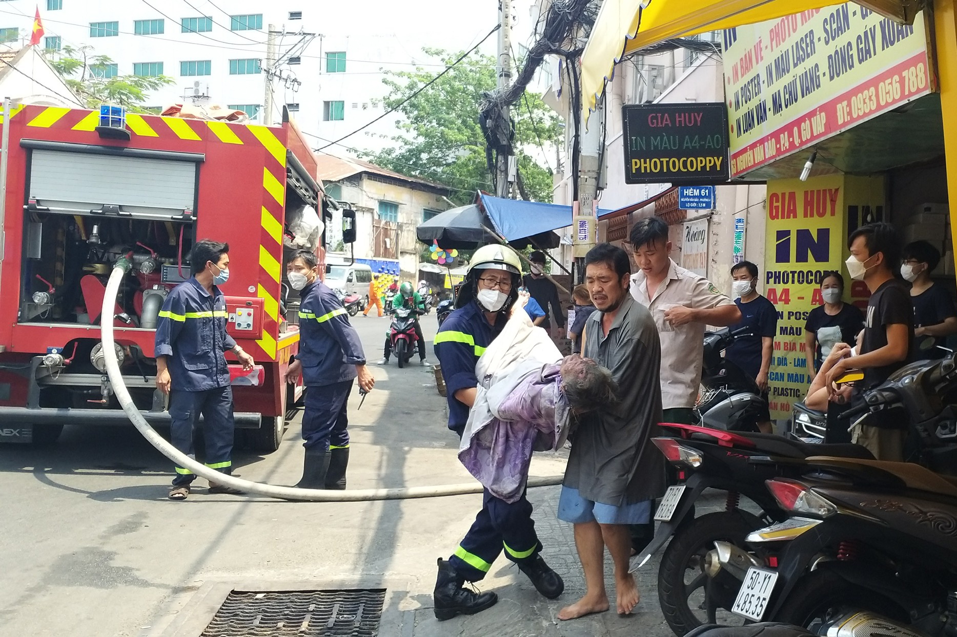 chay nha o Go Vap anh 1