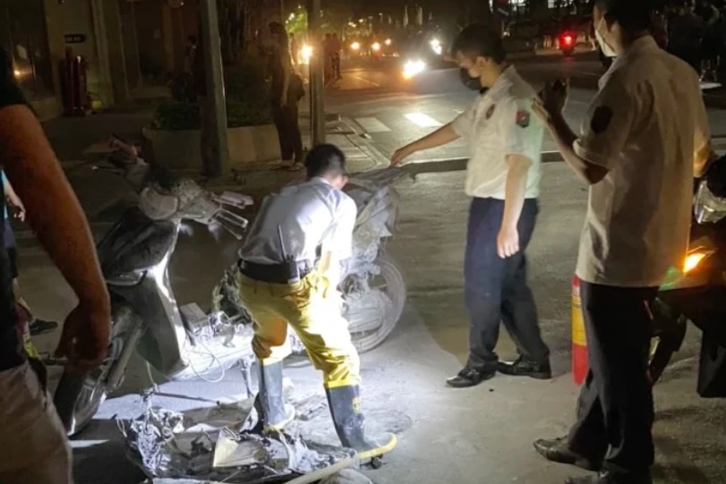 Canh bao nguy co chay no do sac xe dien o chung cu TP.HCM hinh anh