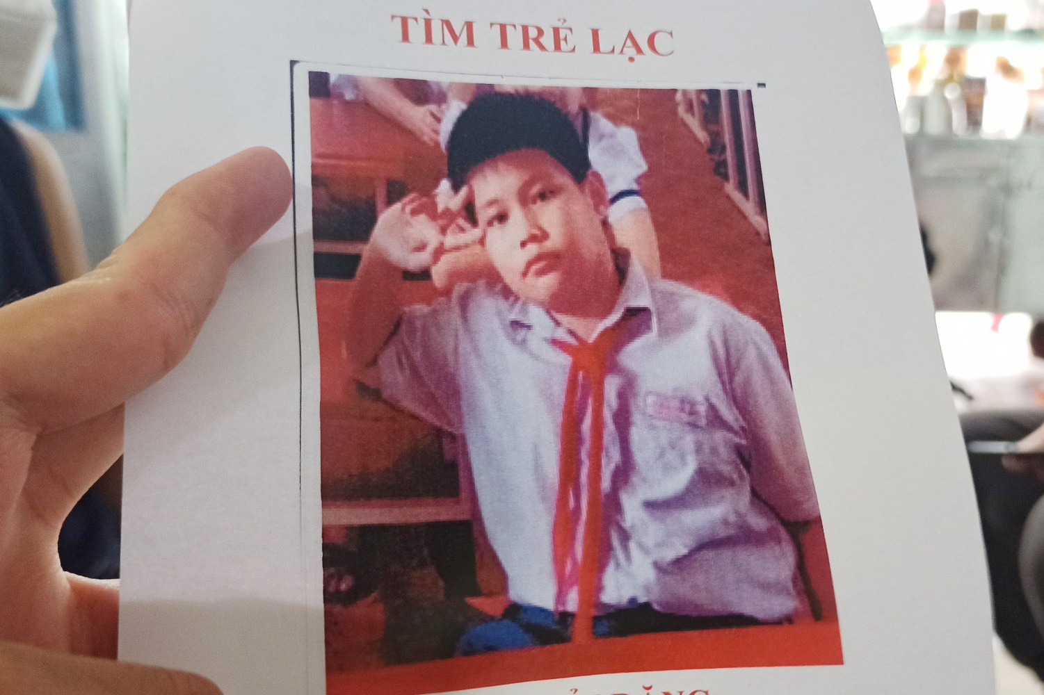 Tim thay nam sinh lop 7 sau 20 ngay mat tich hinh anh